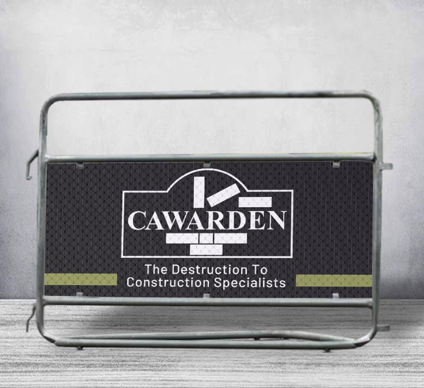 POLICE CROWD BARRIER COVERS & BANNERS – PVC VINYL