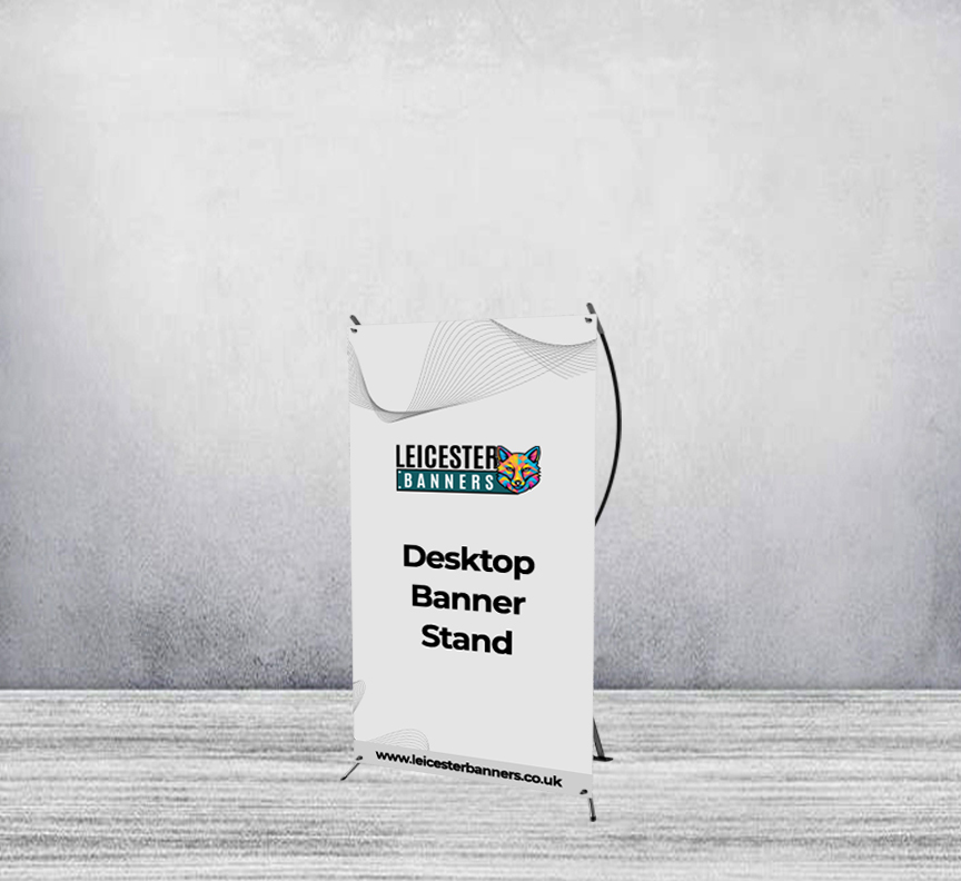 Desktop Banner Stand