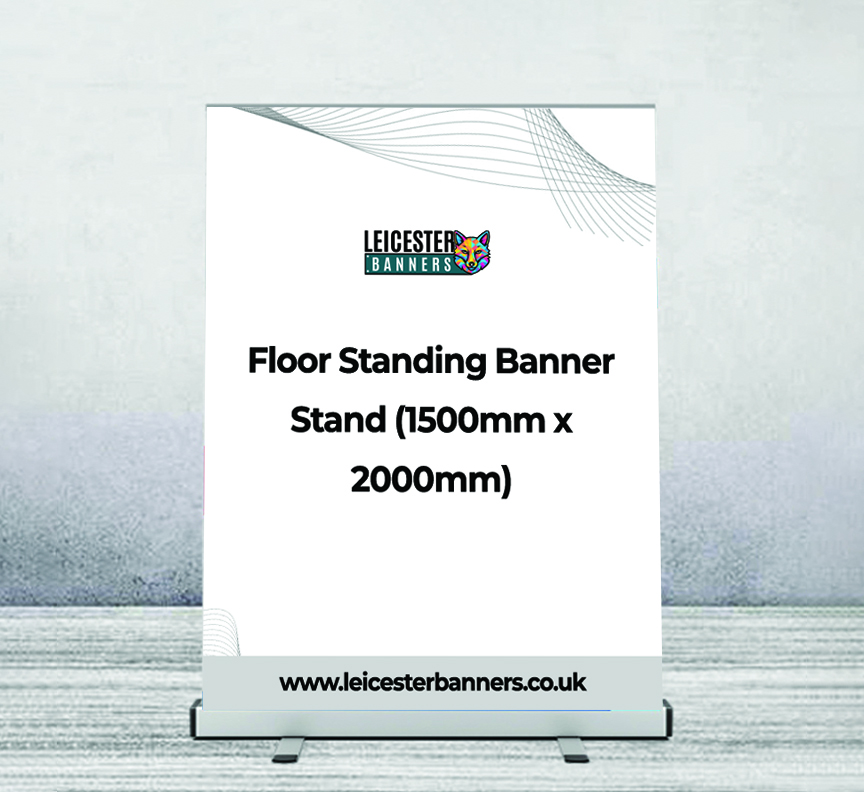 Floor Standing Banner Stand (1500mm x 2000mm)