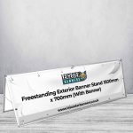 Freestanding Exterior Banner Stand 1500mm x 700mm (With Banner)