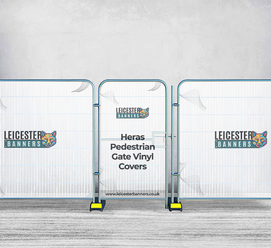 Heras Pedestrian Gate Vinyl Covers