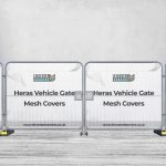Heras Vehicle Gate Mesh Covers