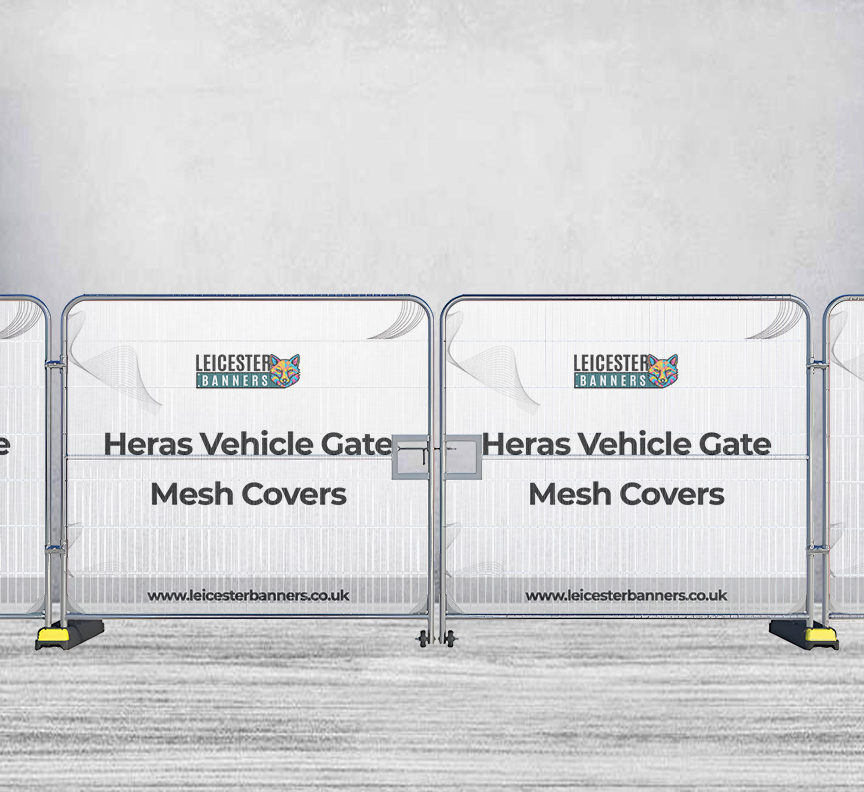Heras Vehicle Gate Mesh Covers