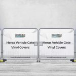 Heras Vehicle Gate Vinyl Covers