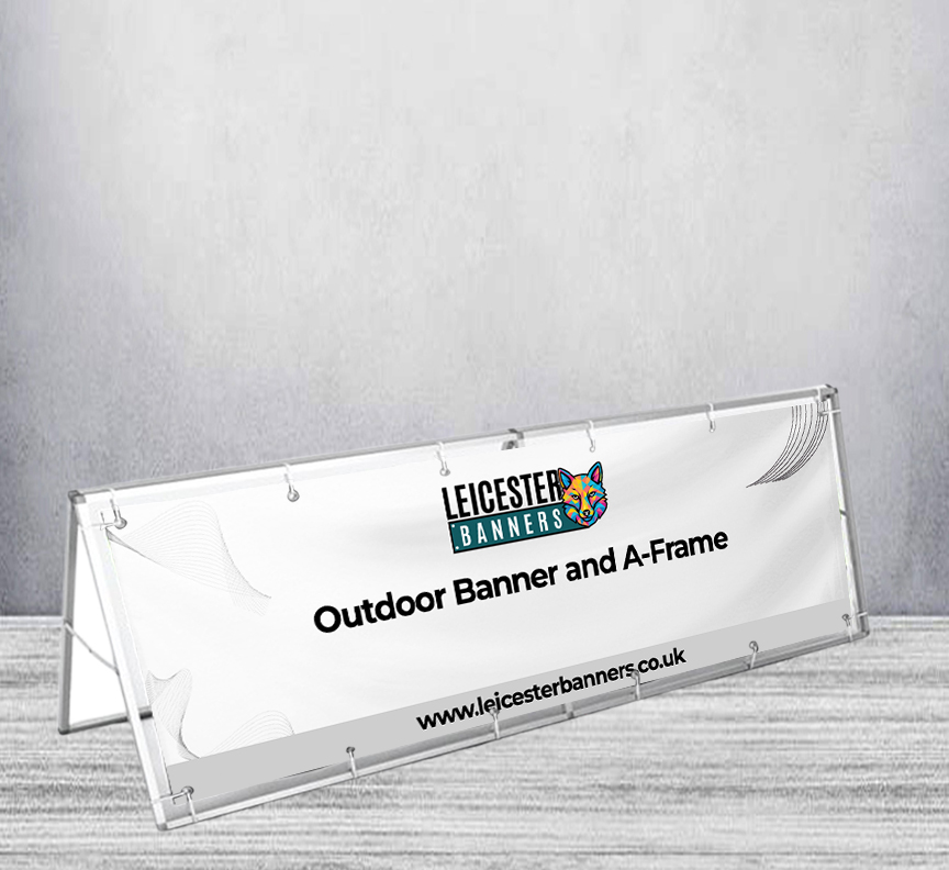 Outdoor Banner and A-Frame