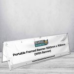 Portable Framed Banner 1500mm x 700mm (With Banner)