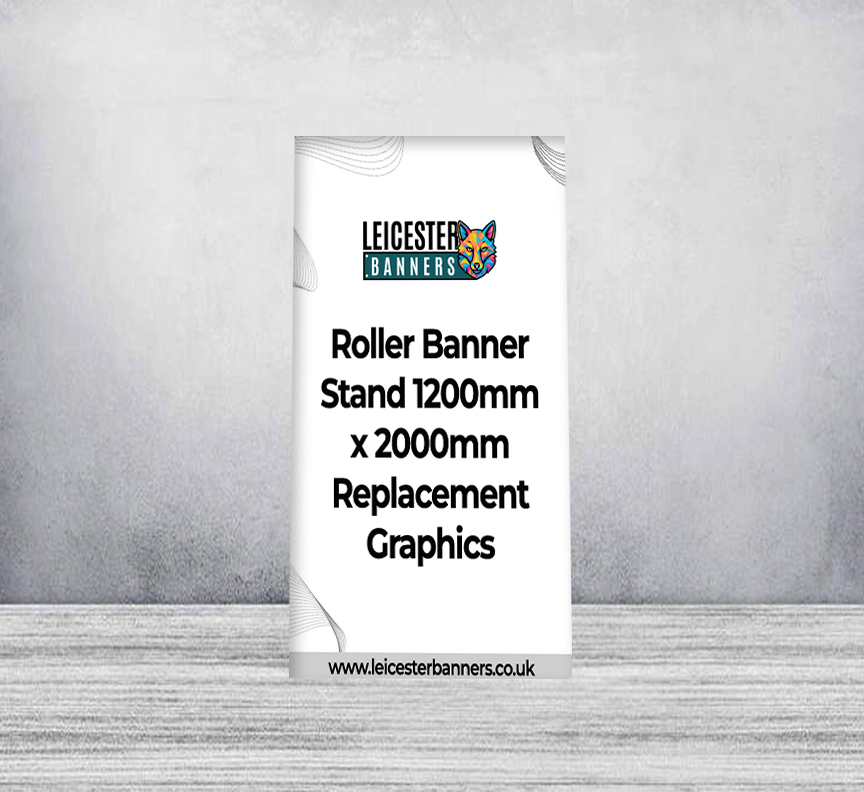Roller Banner Stand 1200mm x 2000mm Replacement Graphics